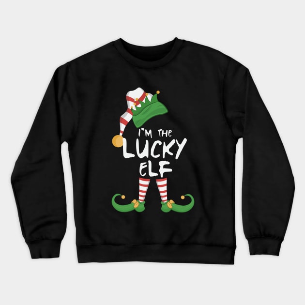 I'm The Lucky Elf Crewneck Sweatshirt by novaya